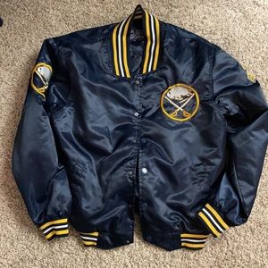 Buffalo Sabres Satin Bomber Vintage NHL Bills
